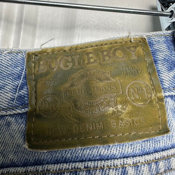Bugle Boy Jeans 750 Mens 40W x 32 Blue Straight Leg 90s Y2K Vintage Denim - Picture 7 of 8